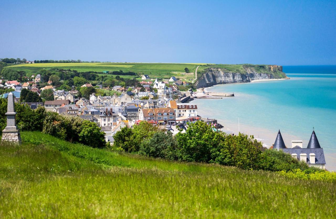 Les Volets Bleus - Duplex Proche Plage Et Centre Arromanches-les-Bains Exterior foto